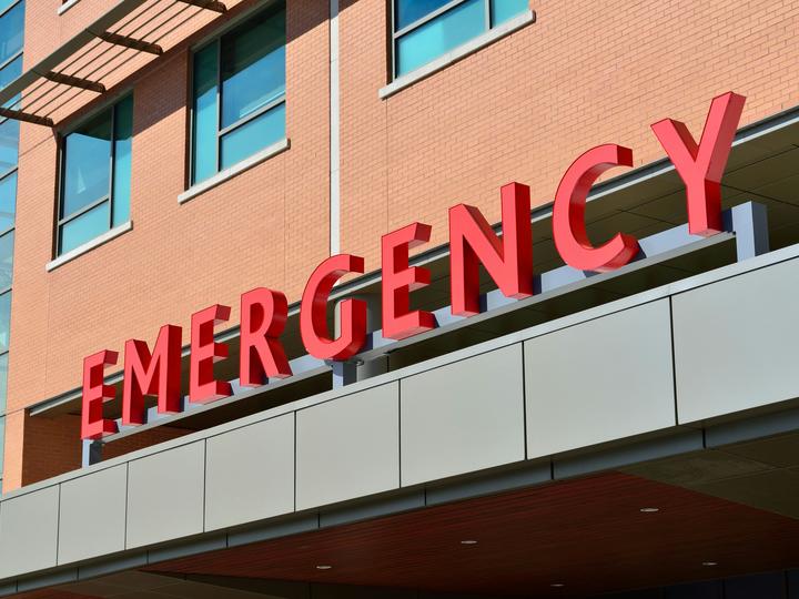 Emergency department sign
